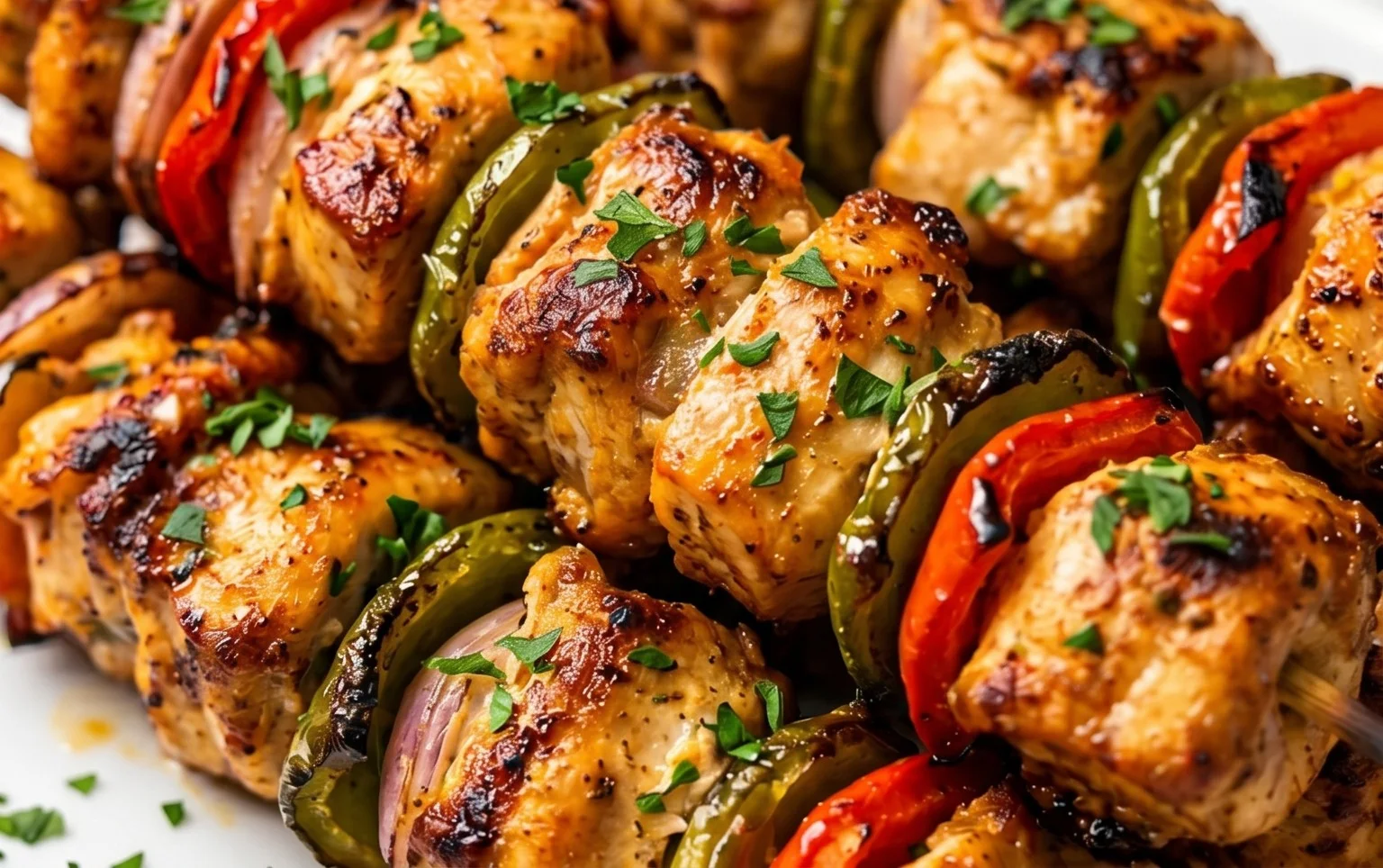 Air Fryer Chicken Skewers (VIDEO)