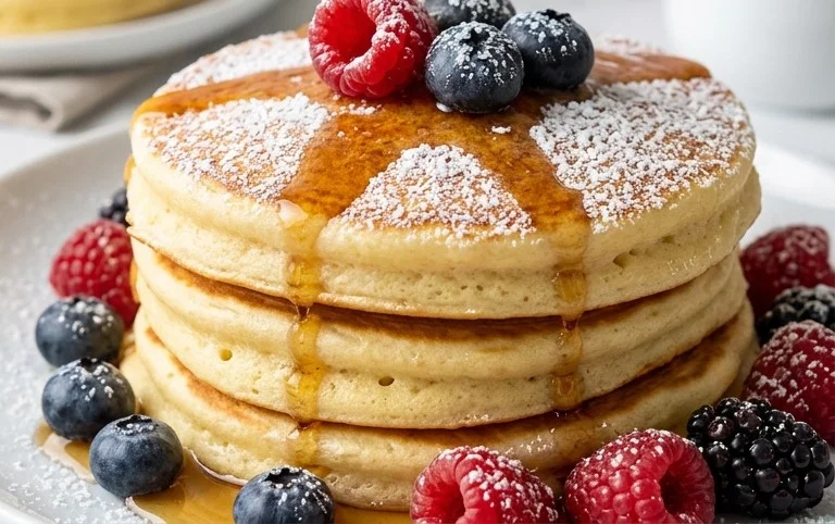 Fluffy Japanese Soufflé Pancakes