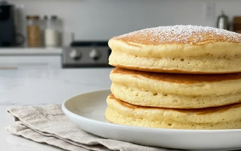 Fluffy Japanese Soufflé Pancakes