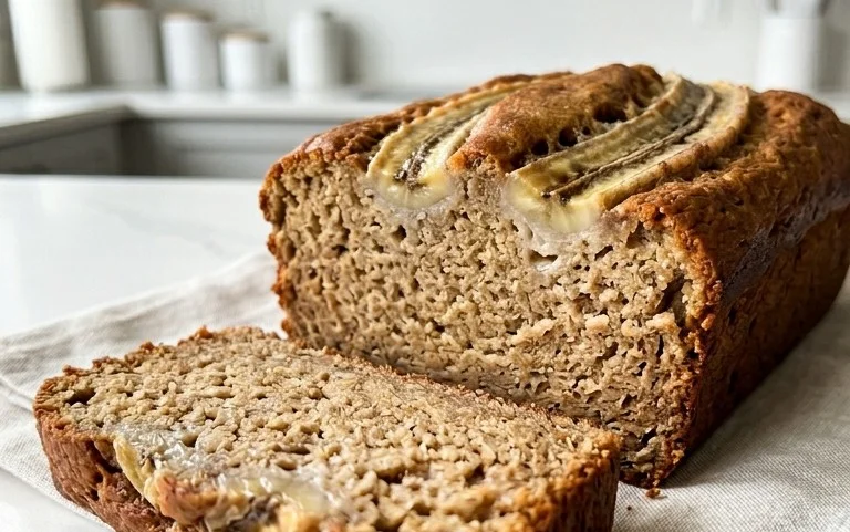 Healthy 5-Ingredient Flourless Banana Bread