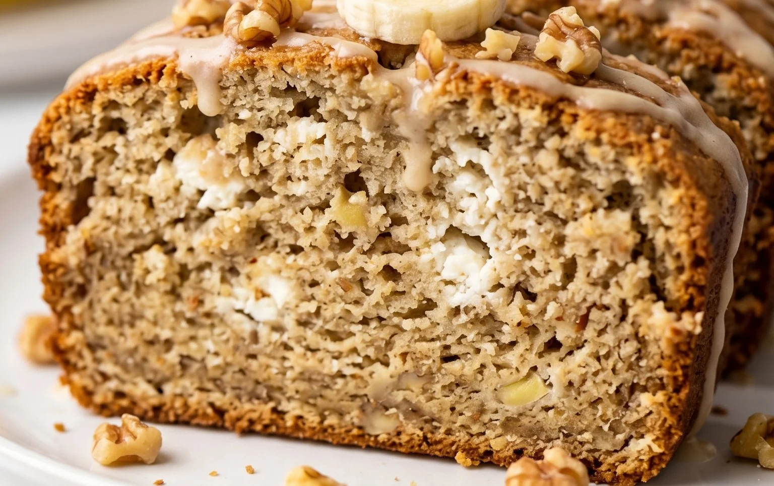 Cottage Cheese Banana Bread