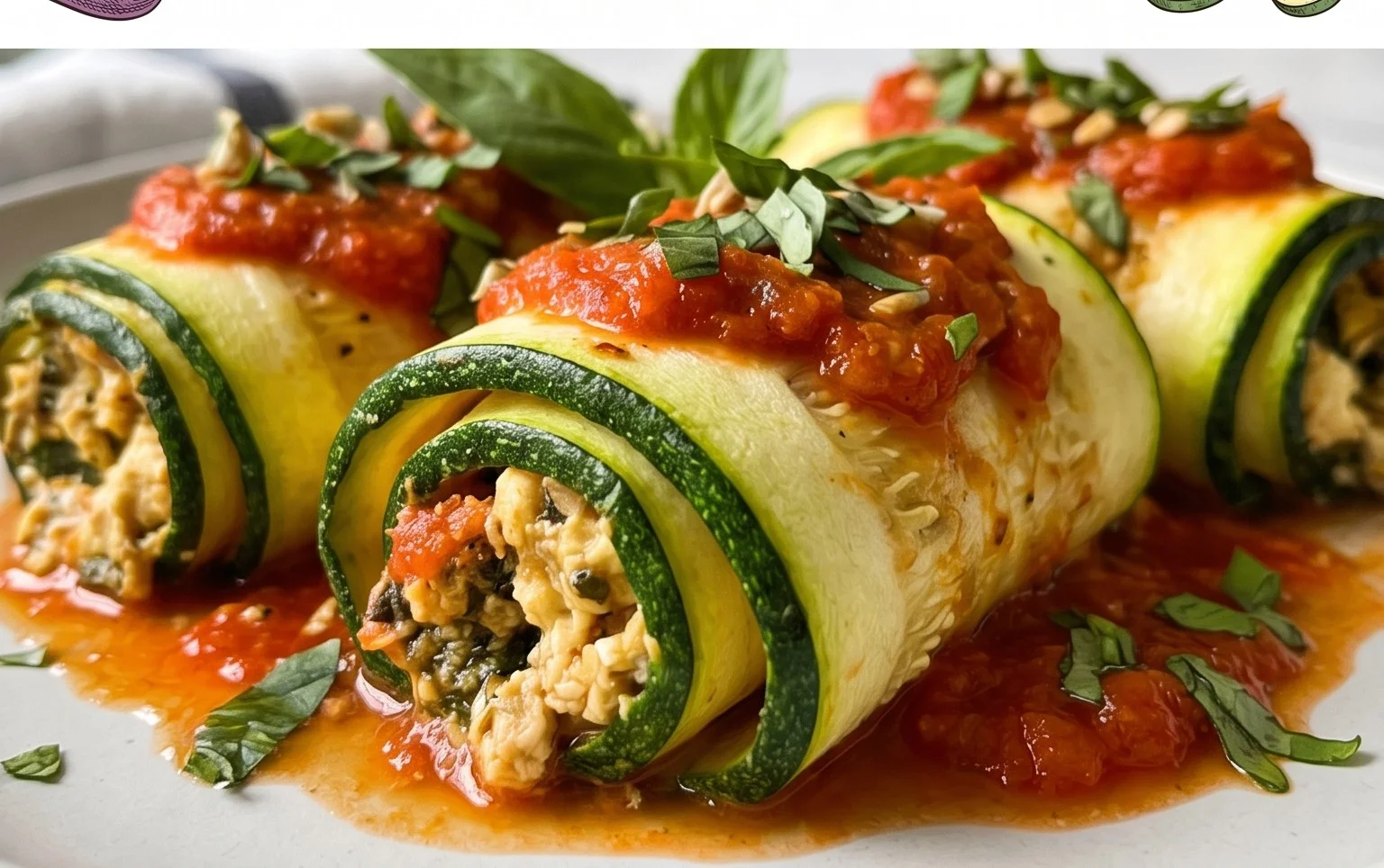 Vegan Zucchini Rollatini