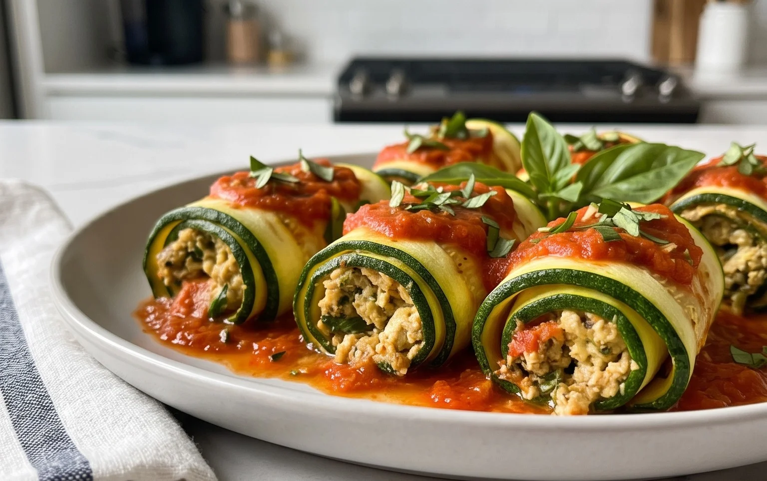 Vegan Zucchini Rollatini