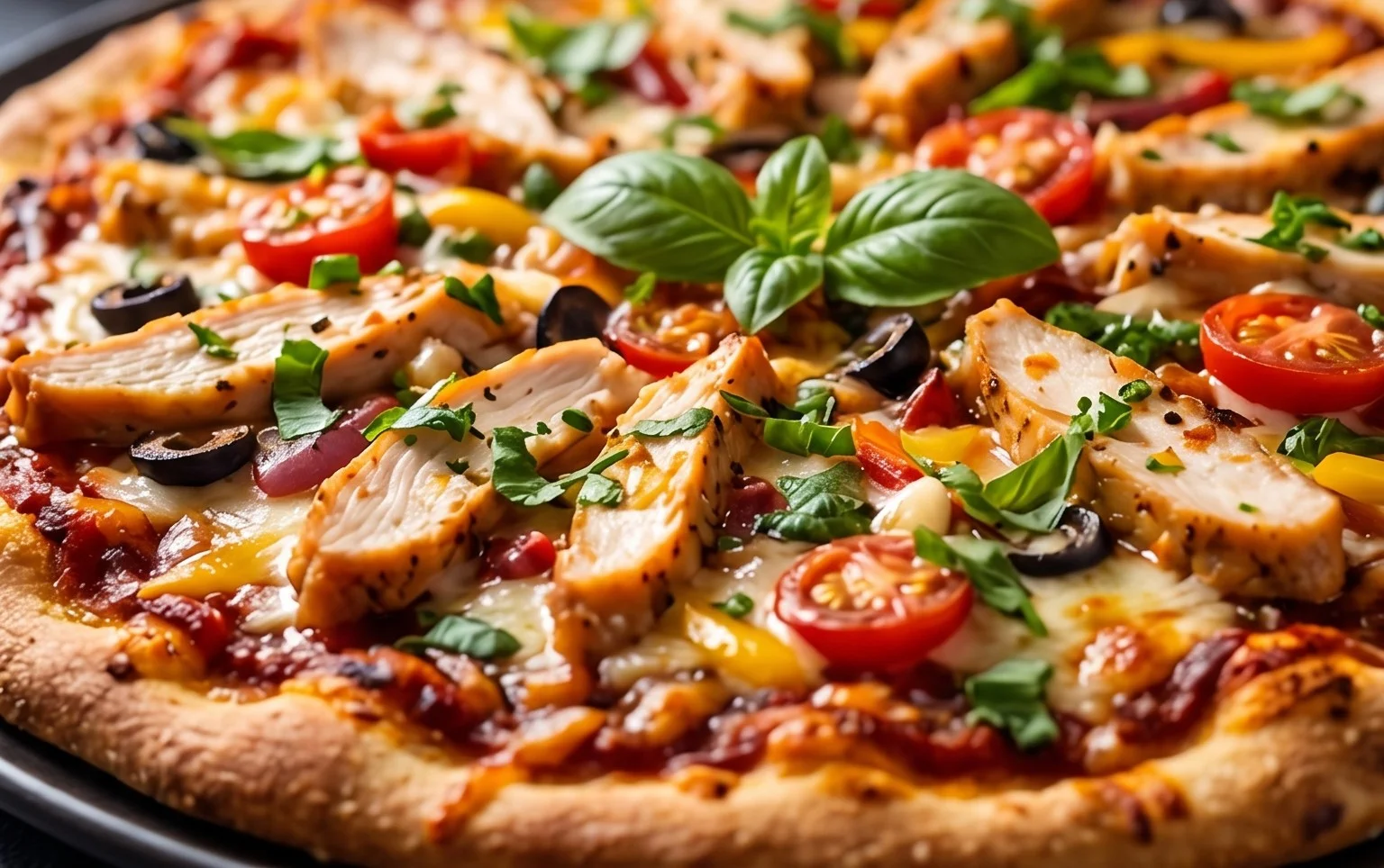 Chicken Crust Pizza (Low Carb + High Protein
