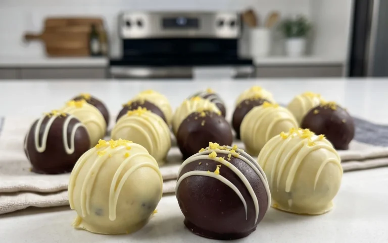 LEMON BLUEBERRY TRUFFLES
