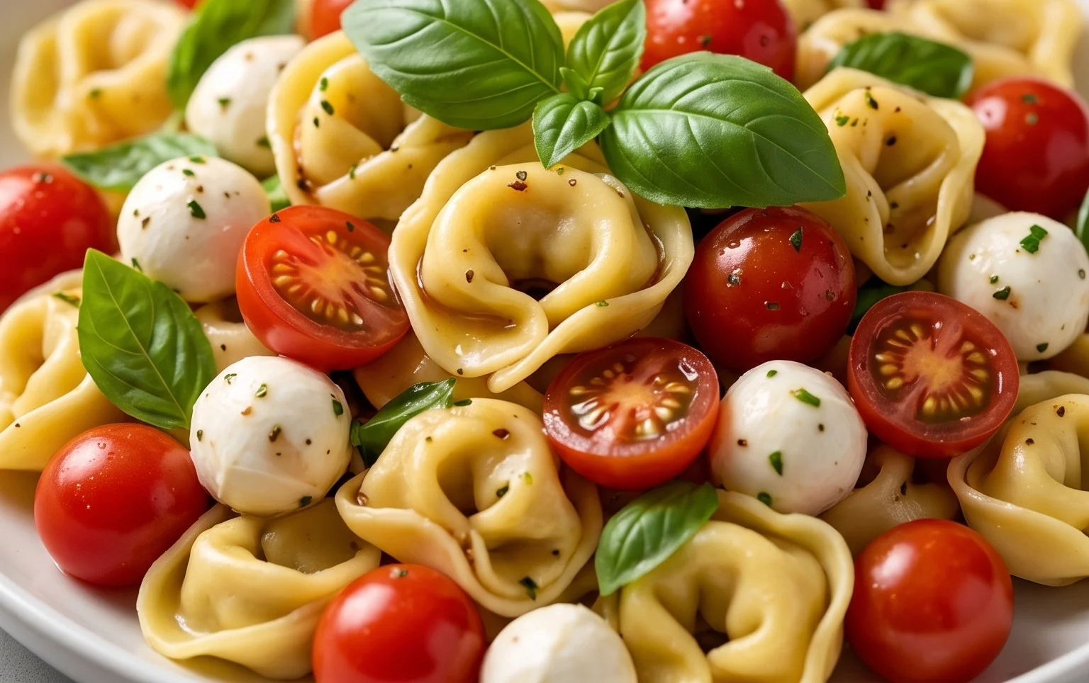 Tortellini Caprese Salad