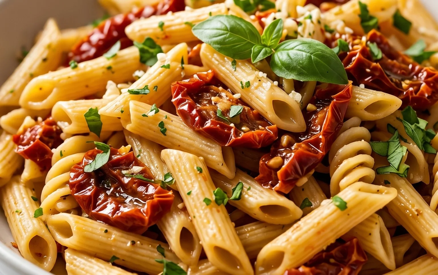 Sun Dried Tomato Pasta Salad