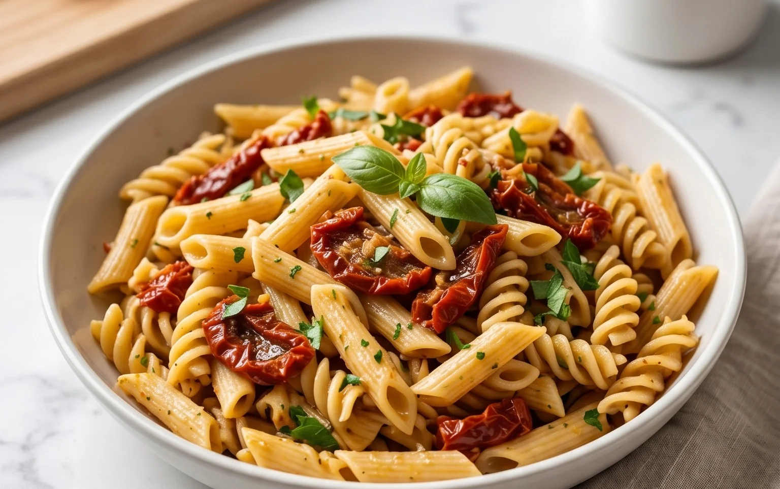 Sun Dried Tomato Pasta Salad