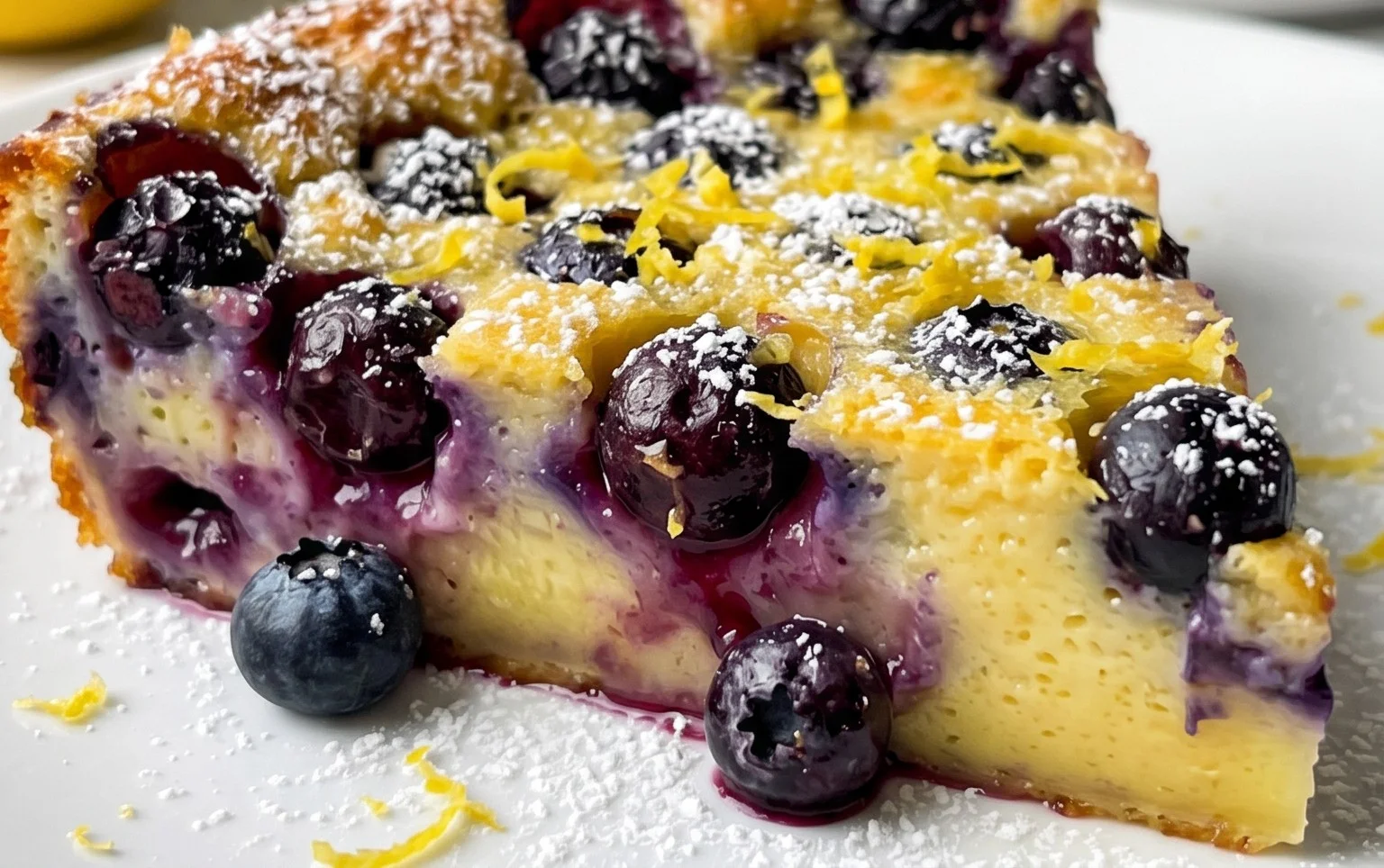 Lemon Blueberry Clafoutis