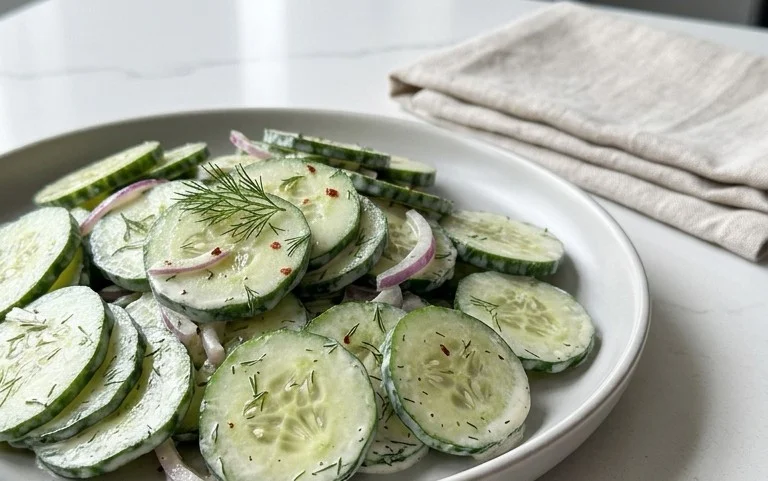 Polish Cucumber Salad