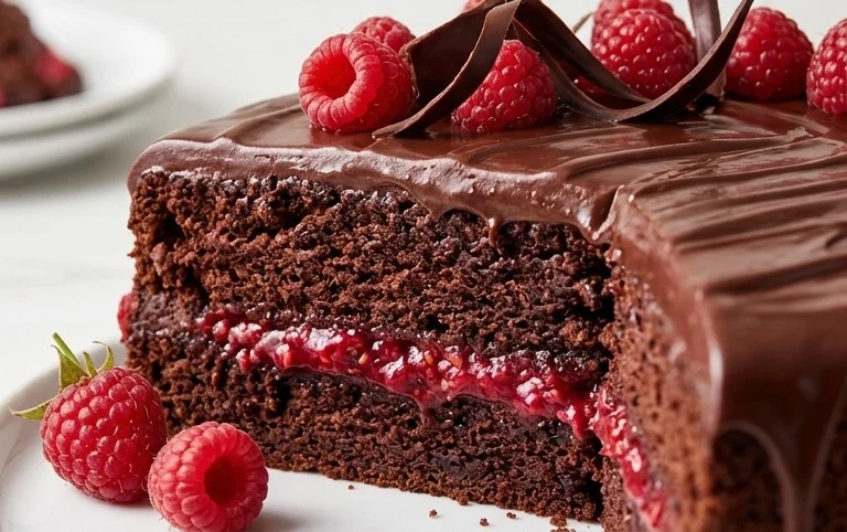 Chocolate Raspberry Cake