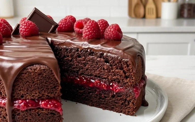 Chocolate Raspberry Cake