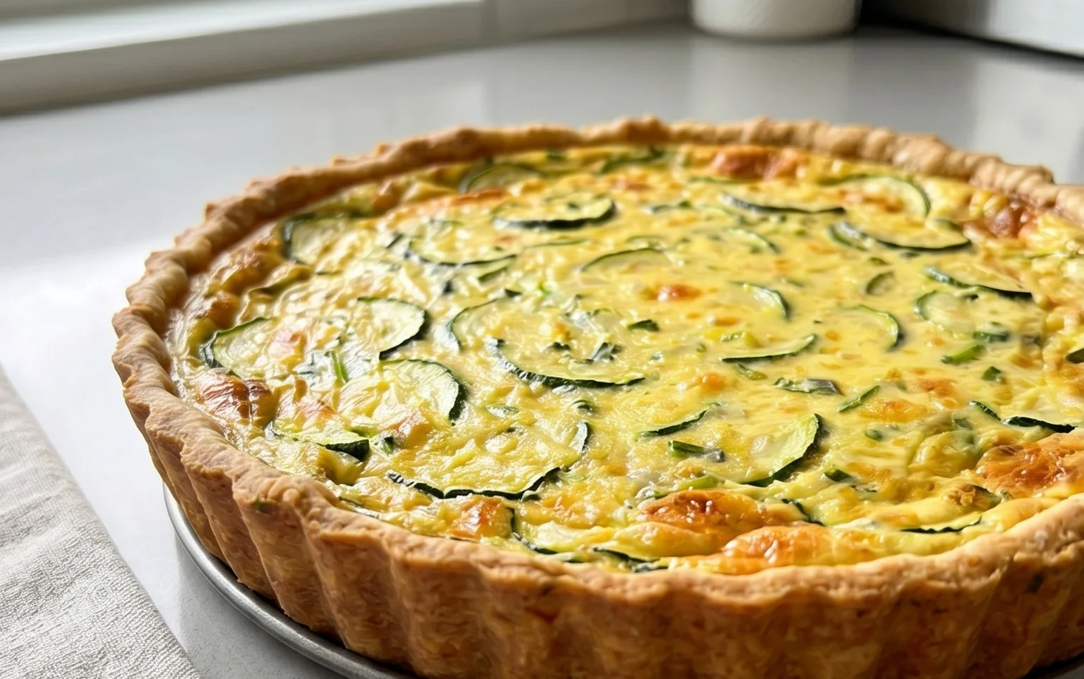 Crustless Zucchini Quiche Recipe