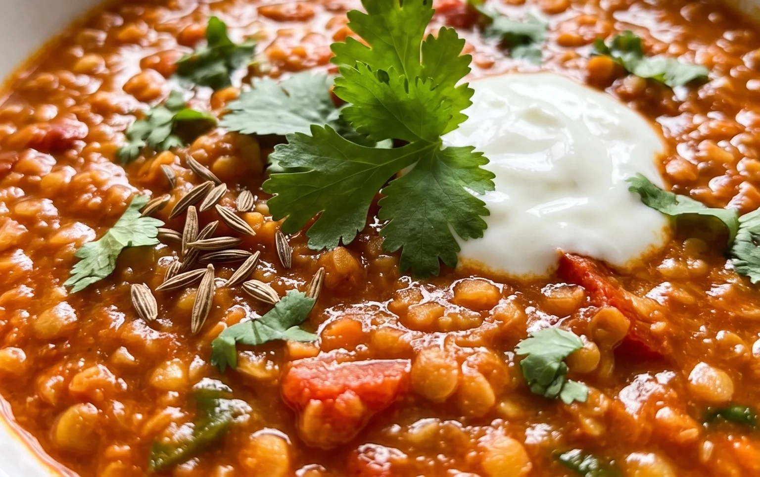 Spicy Red Lentil Curry