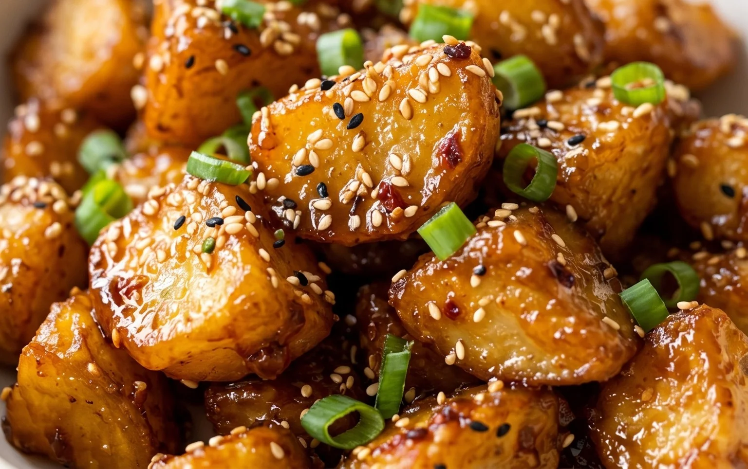 Crispy Honey Chilli Potatoes