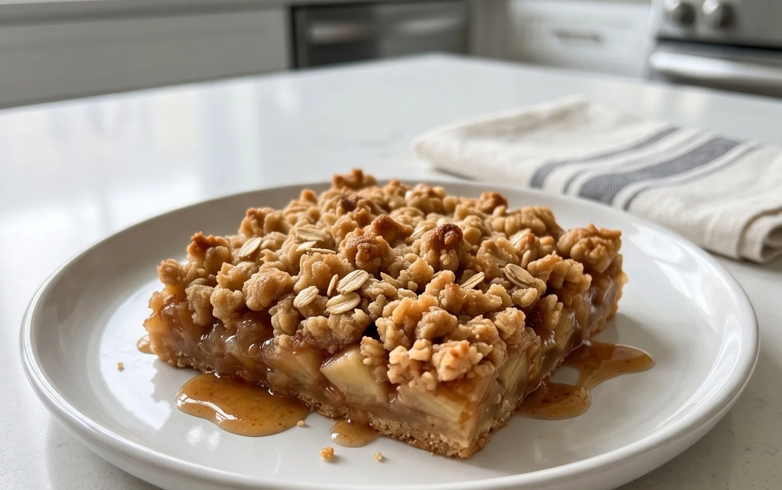 Healthy Breakfast Apple Crum extractble