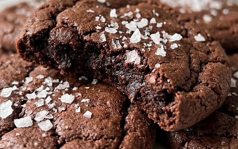 Salted Brownie Cookies