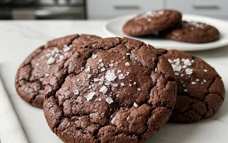 Salted Brownie Cookies