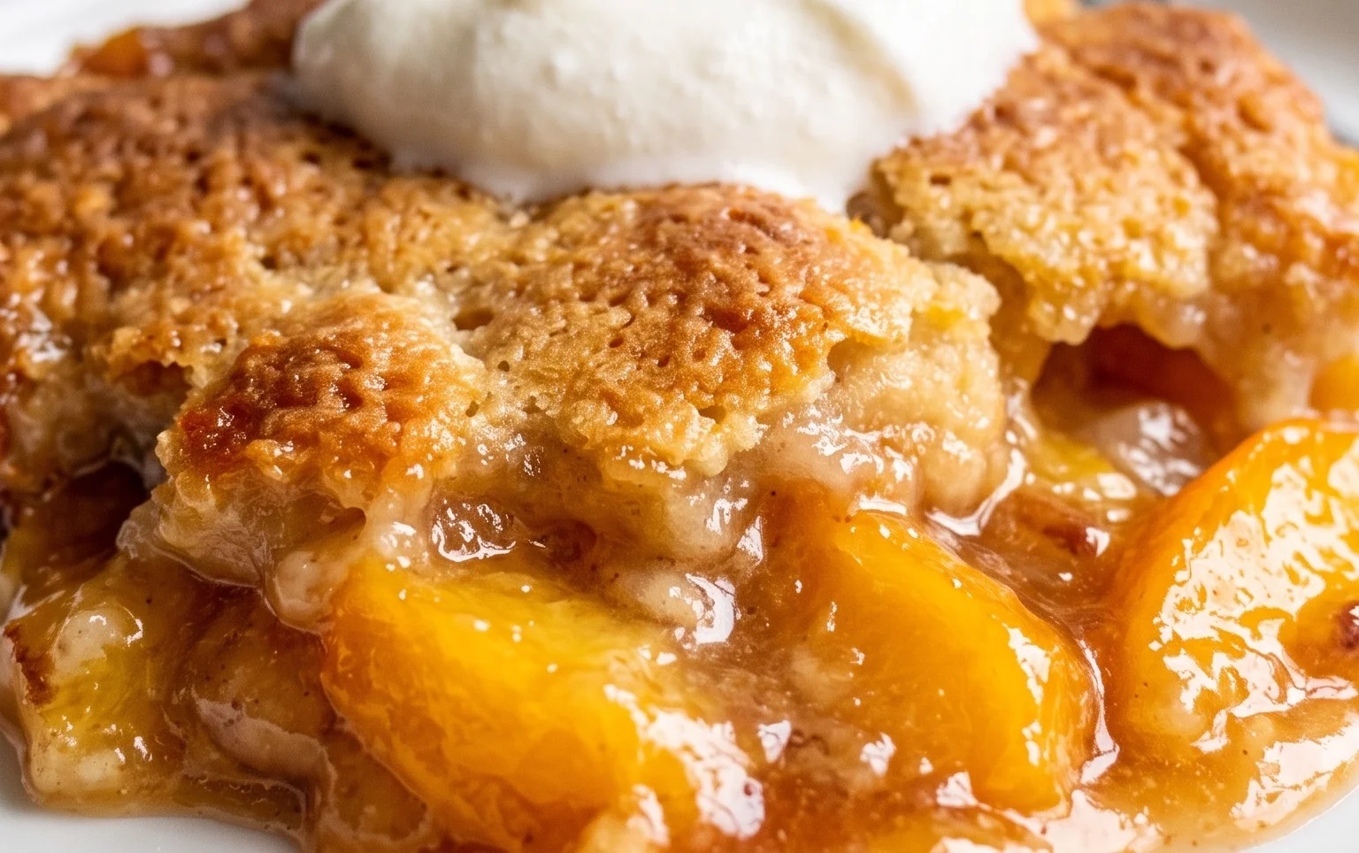 The Easiest Southern Peach Cobbler