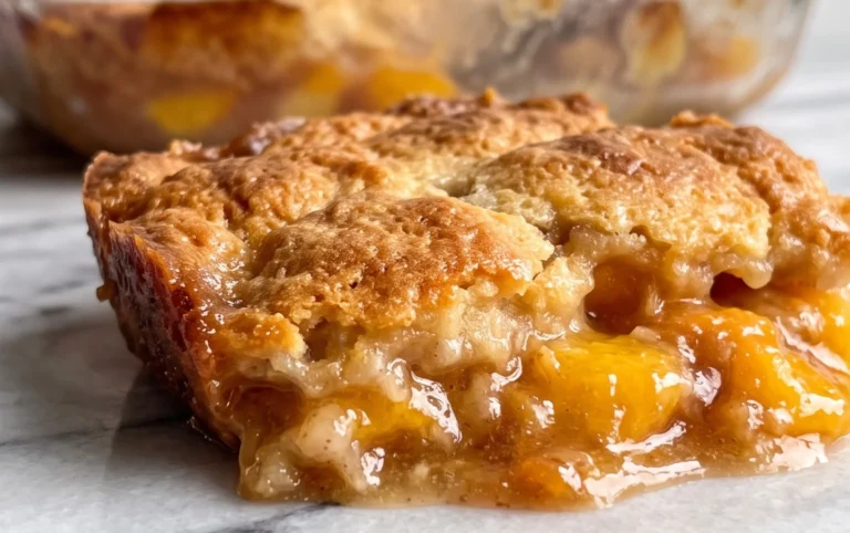 The Easiest Southern Peach Cobbler