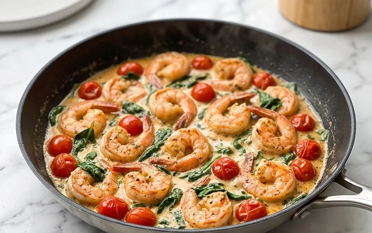 Tuscan Shrimp (One-Pan, 30-Minute Dinner)