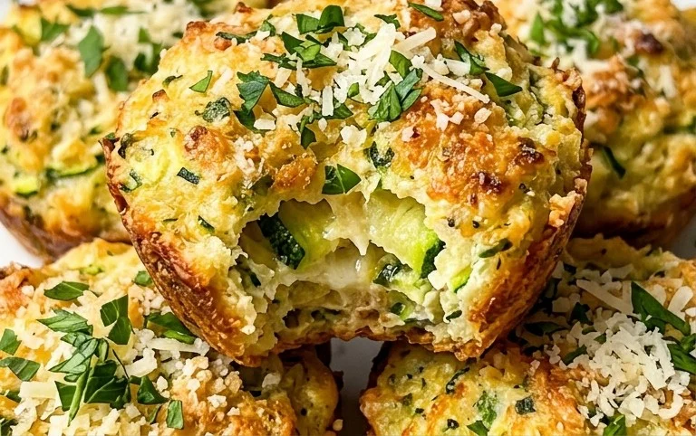 Zucchini Garlic Bites