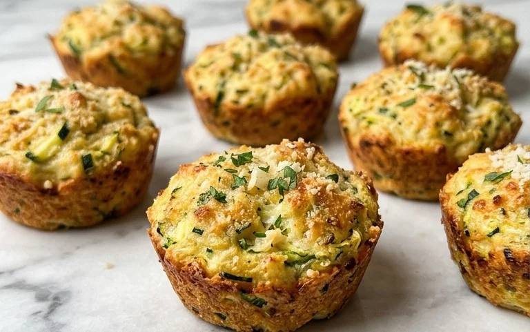Zucchini Garlic Bites
