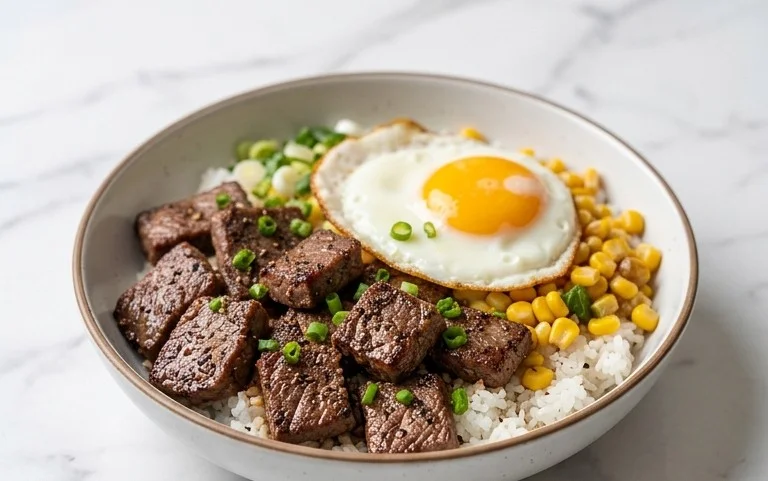 Beef Pepper Rice Bowl is a delicious meal option.