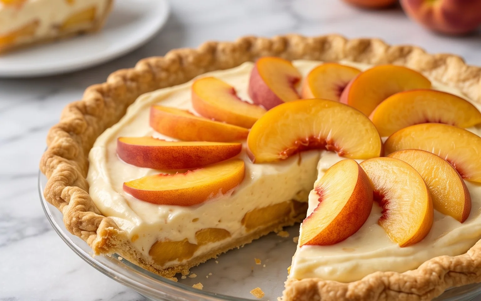 Peaches and Cream Pie