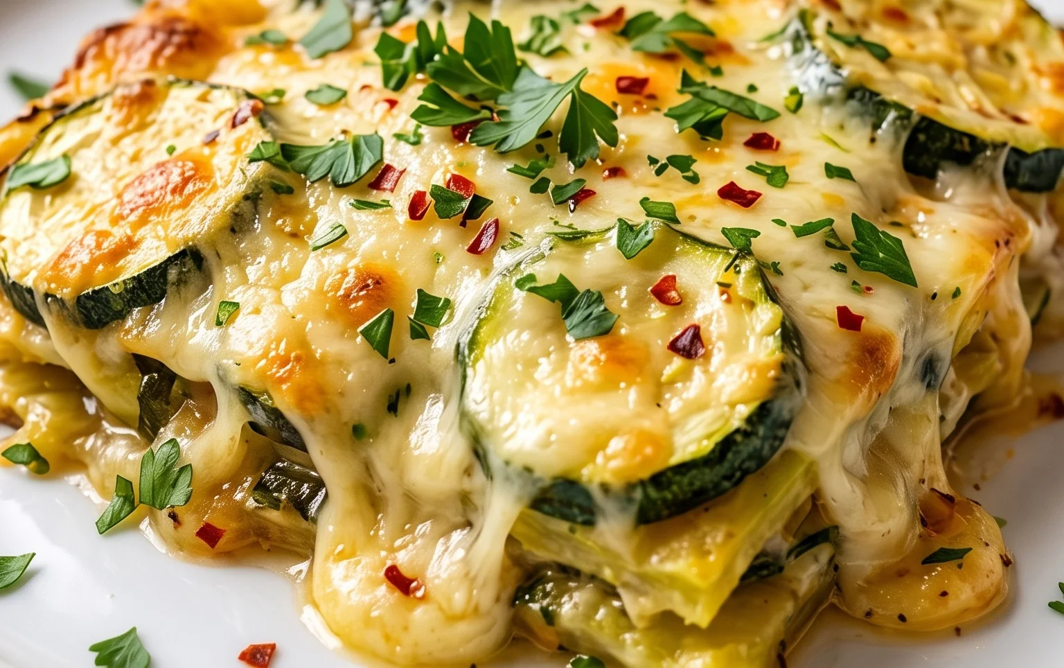 Baked Zucchini and Cheese