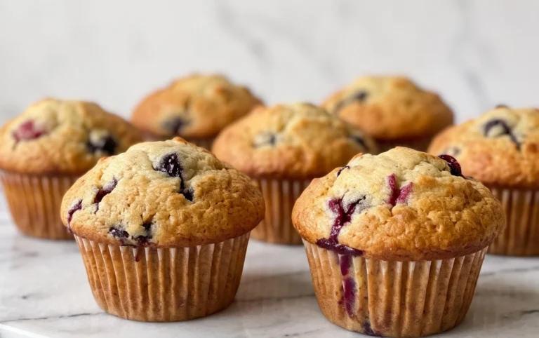 Bakery Style Mixed Berry Muffins | with Frozen Berries