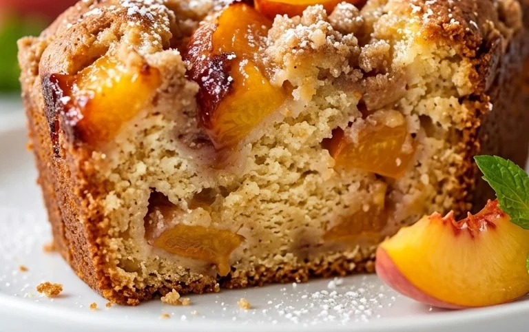 Peach Cobbler Pound Cake