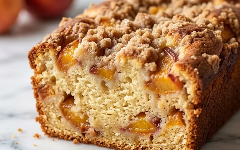 Peach Cobbler Pound Cake