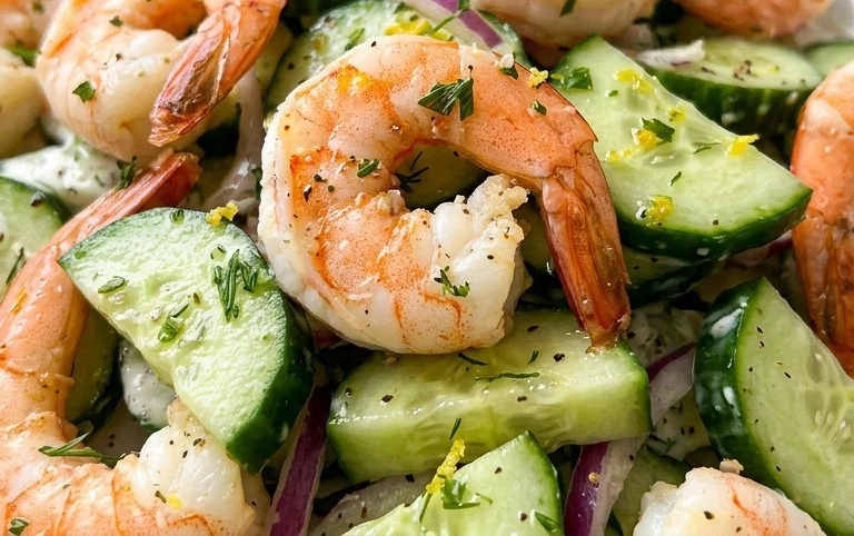 Cucumber Shrimp Salad