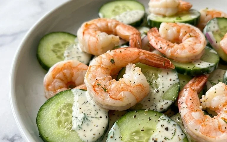 Cucumber Shrimp Salad
