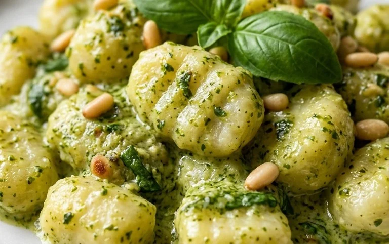 Creamy Pesto Gnocchi