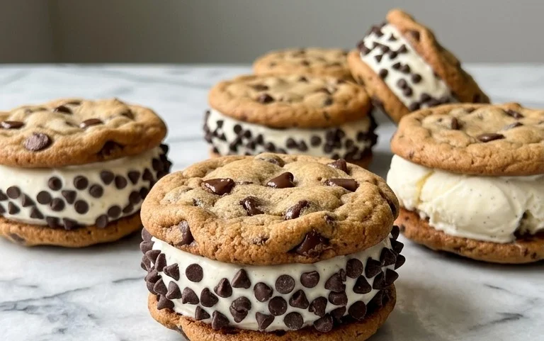 Cookie Ice Cream Sandwiches (Like a Chipwich!)
