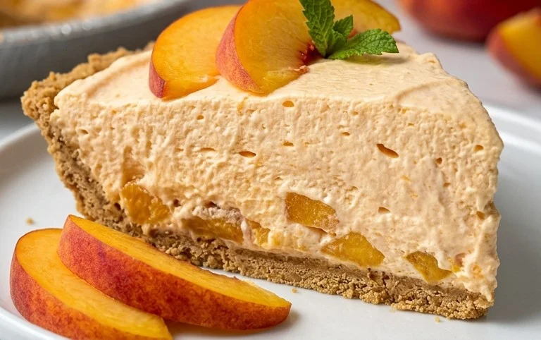 Peach Chiffon Pie