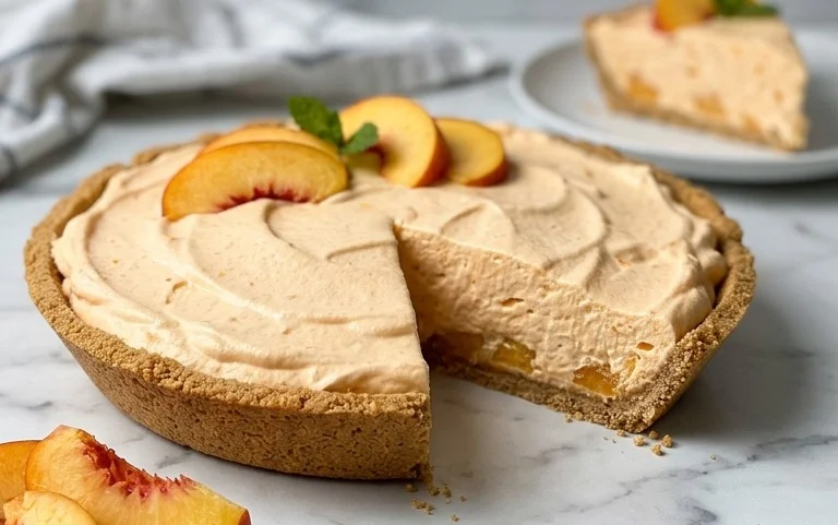Peach Chiffon Pie