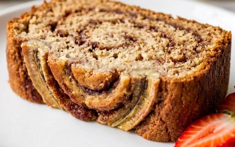 Cinnamon Roll Banana Bread