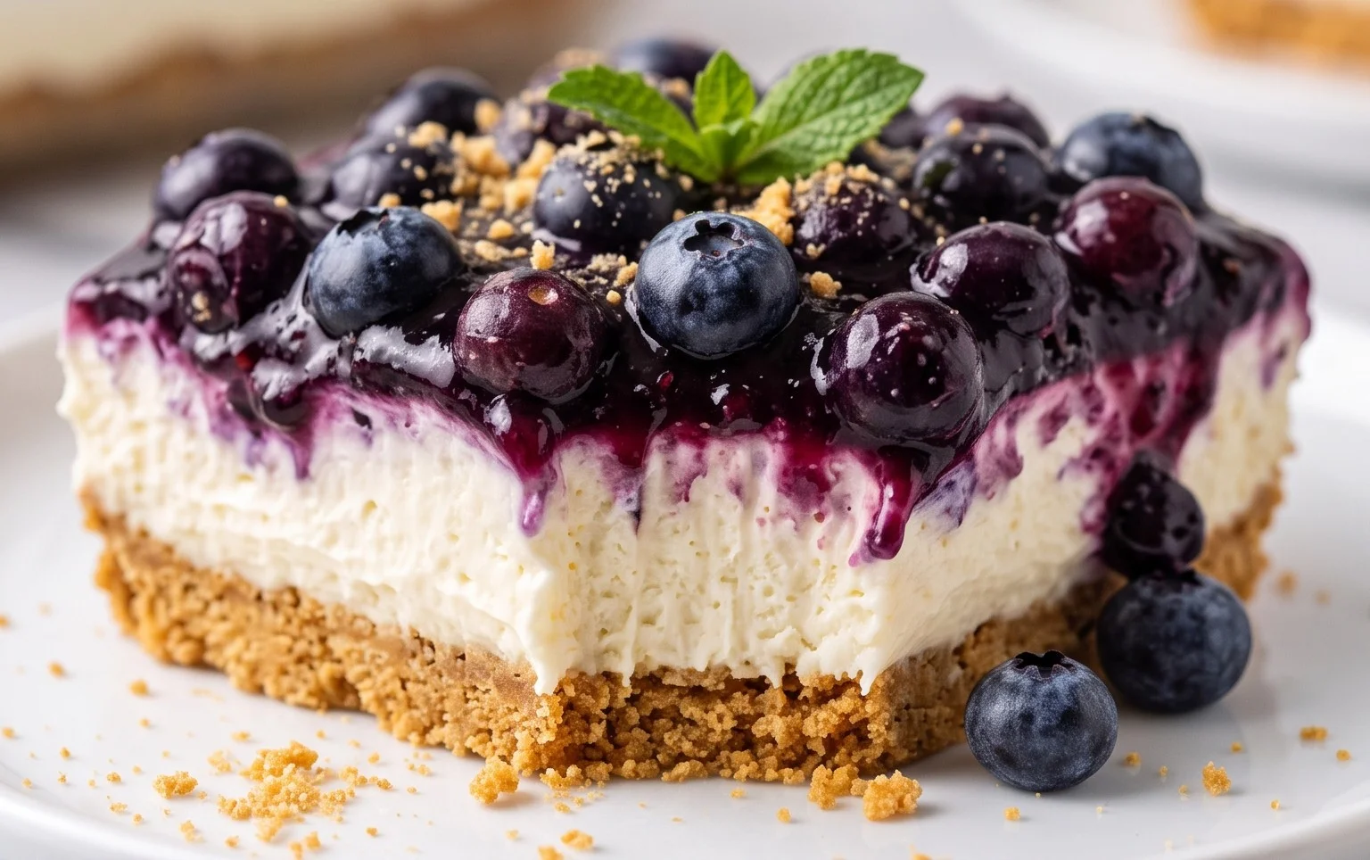 No-Bake Blueberry Yum Yum