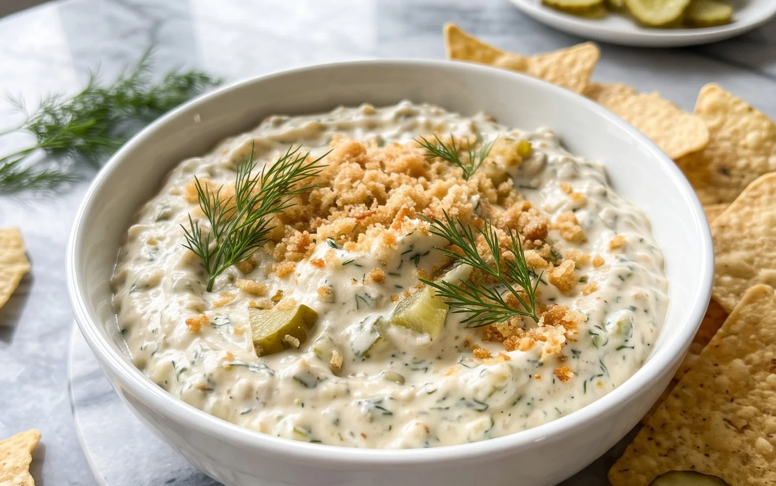 Easy Fried Pickle Dip (Dairy-Free Option)
