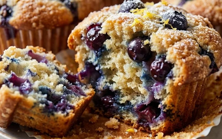 Homemade Blueberry Muffins