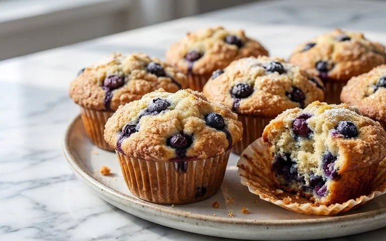 Homemade Blueberry Muffins