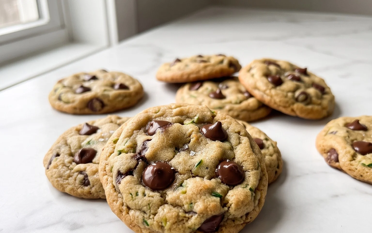 Zucchini Chocolate Chip Cookies