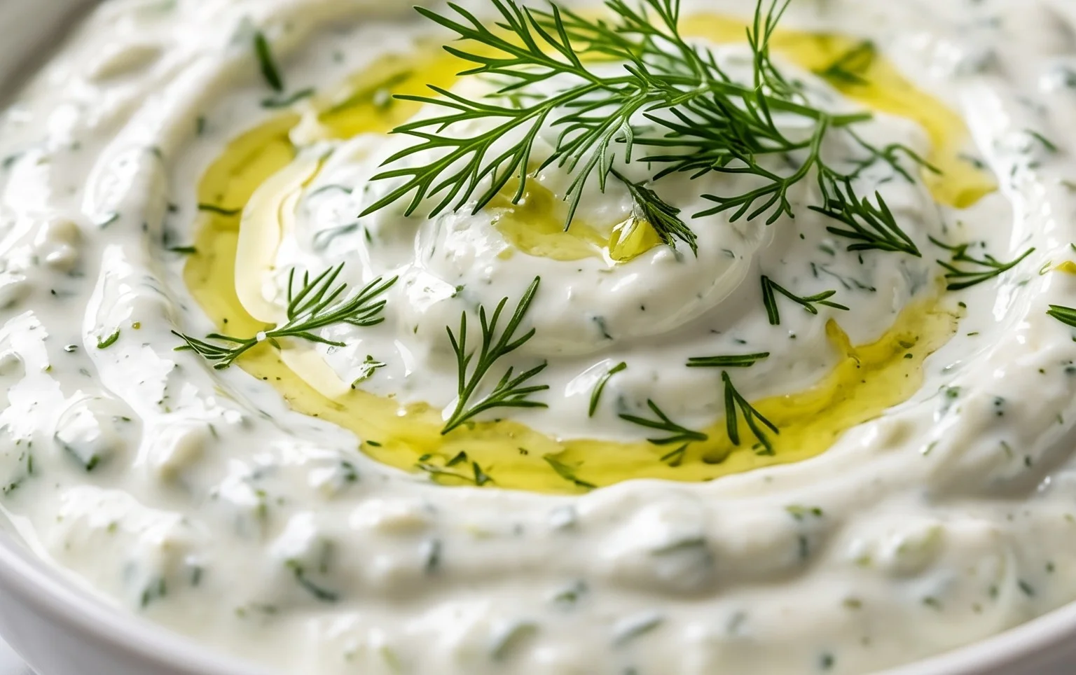 Cucumber Dip with Sour Cream and Dill