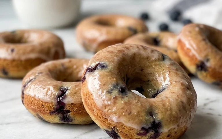 Blueberry Cake Donuts