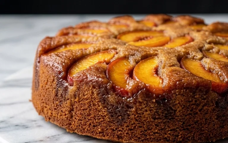 Brown Sugar Peach Cake