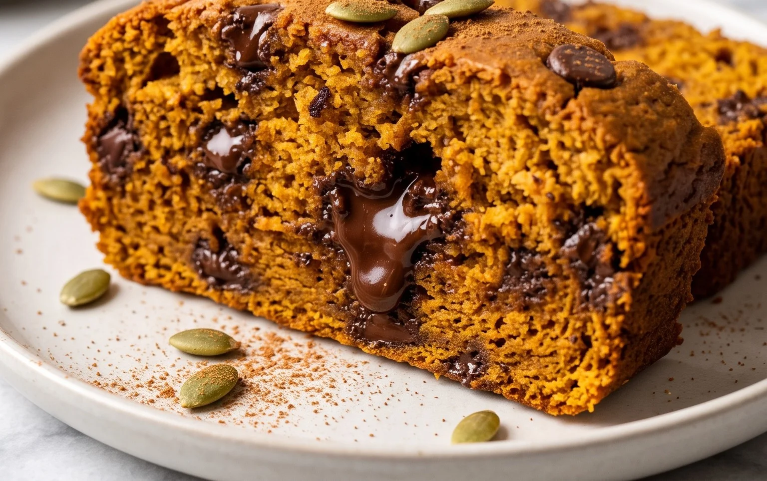 Pumpkin Chocolate Chip Bread