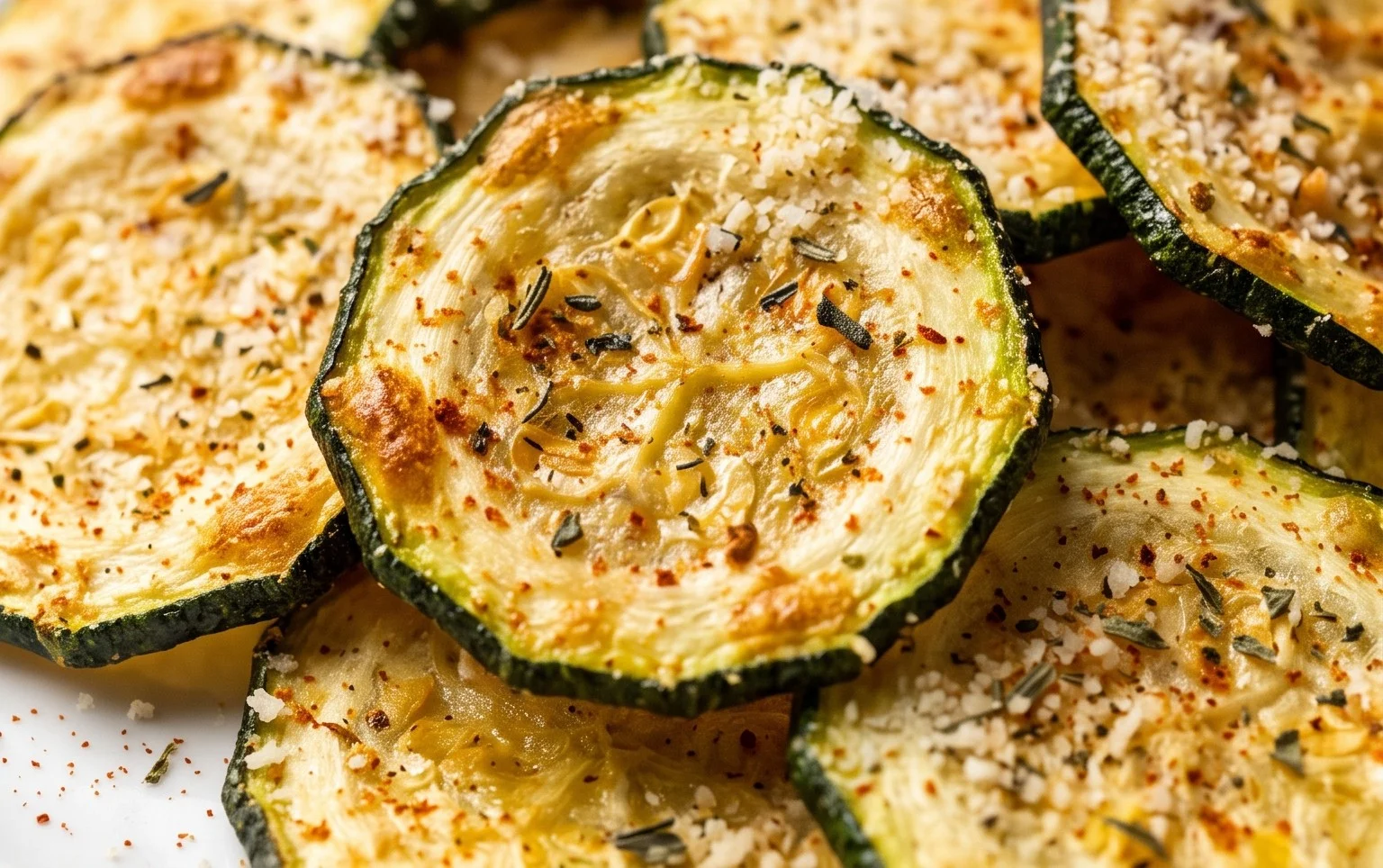 Crispy Baked Zucchini Chips